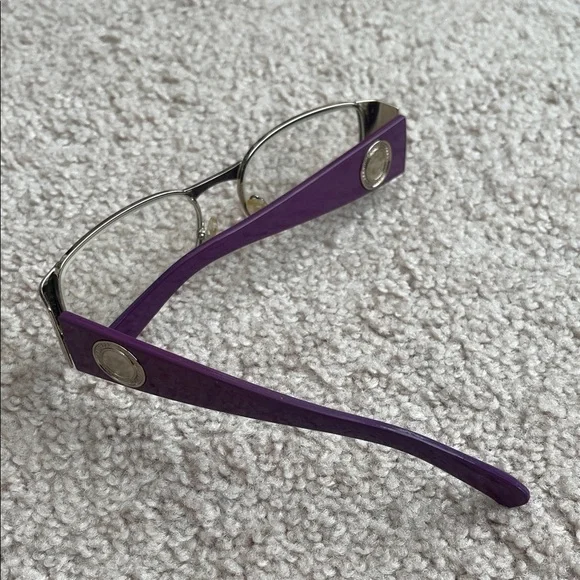 Chic Purple and Gold Women's Glasses - Picture 4 of 7